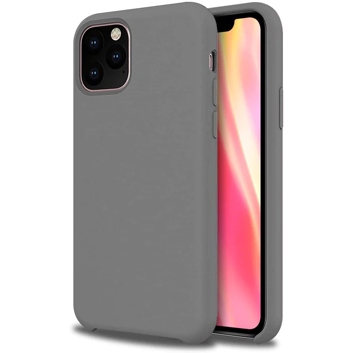 Grey Silicone Case for iPhone 11 Pro