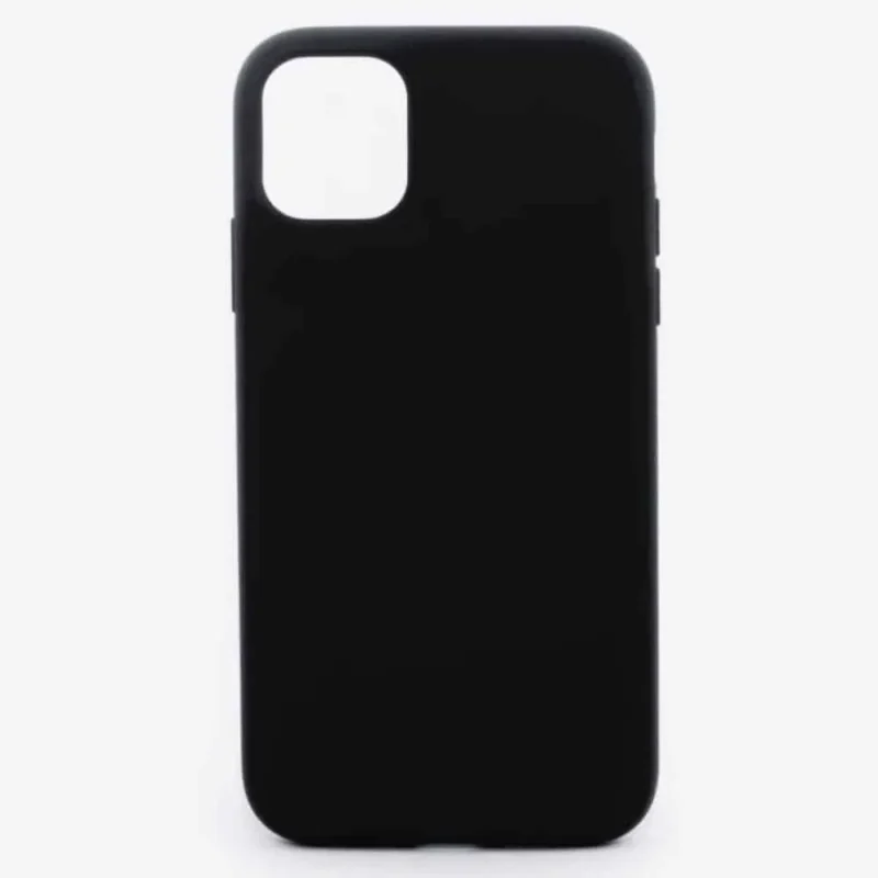 Black Silicone Case for iPhone 11