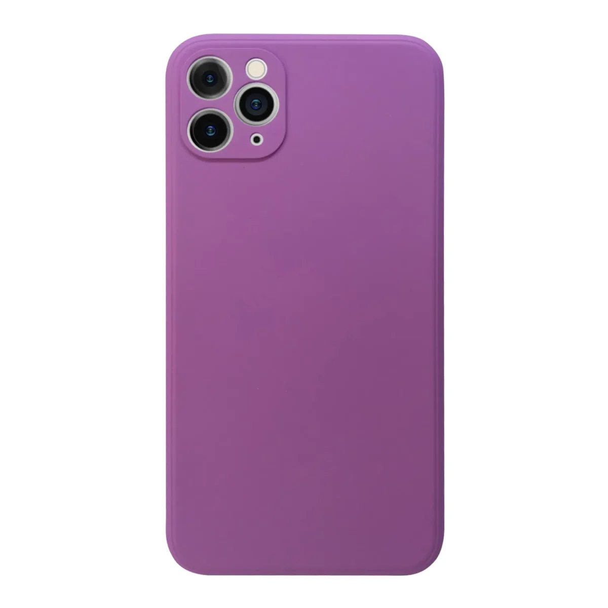 Purple Silicone Case for iPhone 11 Pro