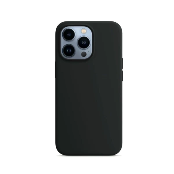 Black Silicone Case for iPhone 13