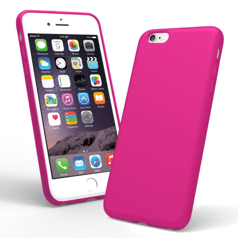 Pink Silicone Case for iPhone 6 Plus 6s Plus