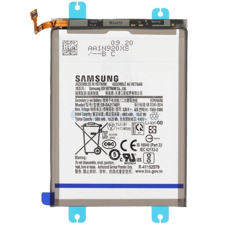 Samsung A12 A13 A21s EB-BA217ABY Battery Service Pack