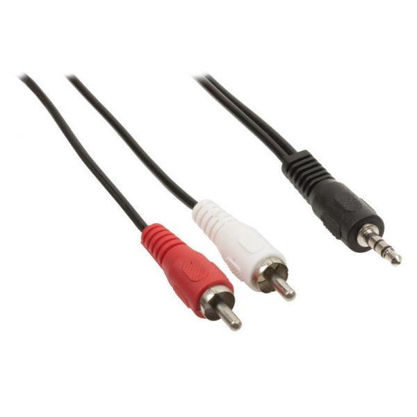 3.5mm Jack Cable to 2 RCA 3M