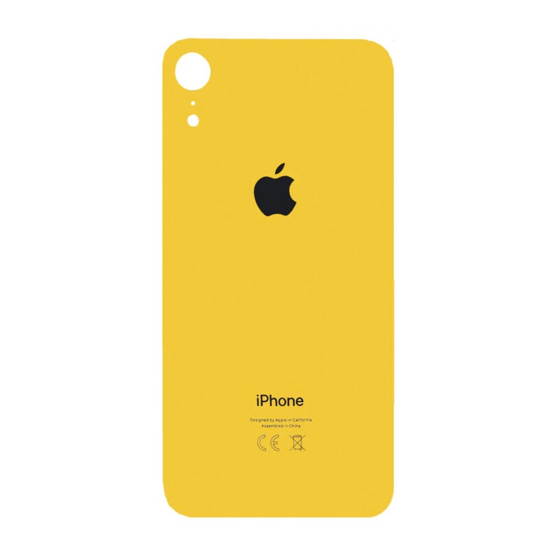 iPhone XR Back Cover Easy Installation Yellow