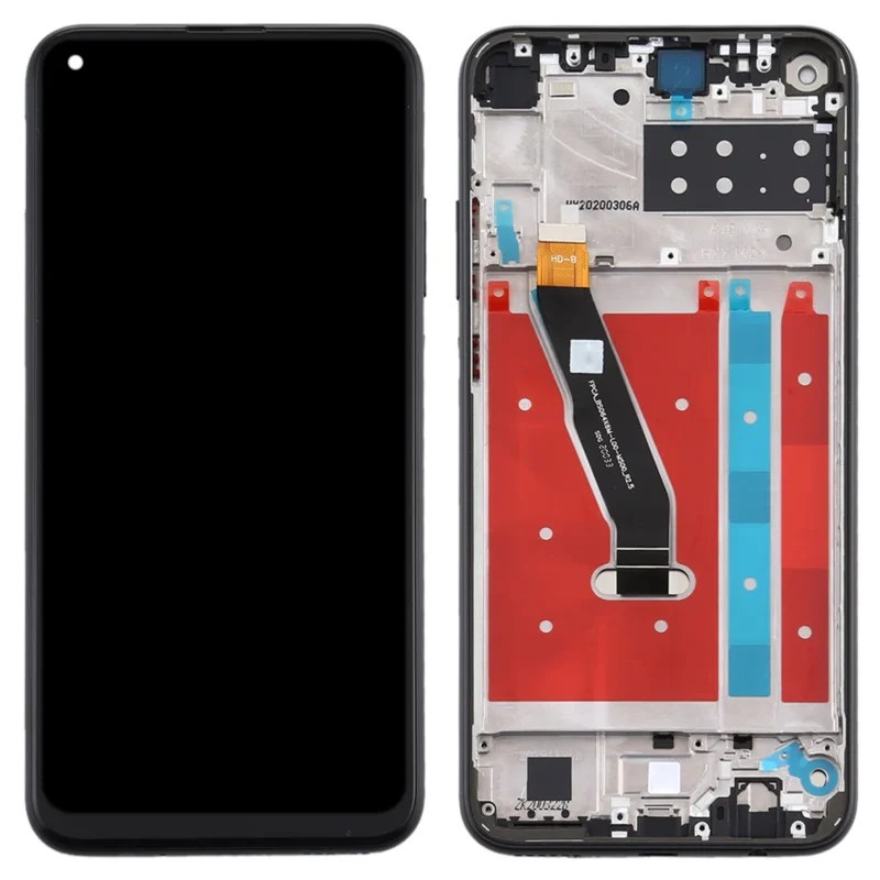 Huawei P40 Lite E Touch Display and Black Frame