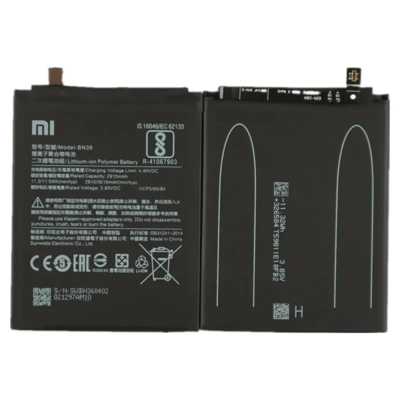 Xiaomi Mi A2 6X BN36 3010mah Battery